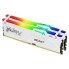 Kingston Technology 32GB (16GB x 2) 6000MT/s DDR5 CL36 DIMM (Kit of 2) White RGB EXPO FURY Beast
